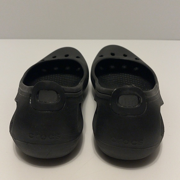 Crocs Kadee Ballet Flats Women’s 6 Black Slip Resistant Slip On Casual Shoes - Picture 7 of 9